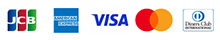 【JCB】【AMEX】【VISA】【MasterCard】【Diners】