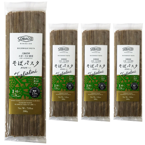 クレカ決済で送料無料】そばパスタ タリオリーニ 3.0mm|オンライン